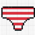 Culotte en pixel art
